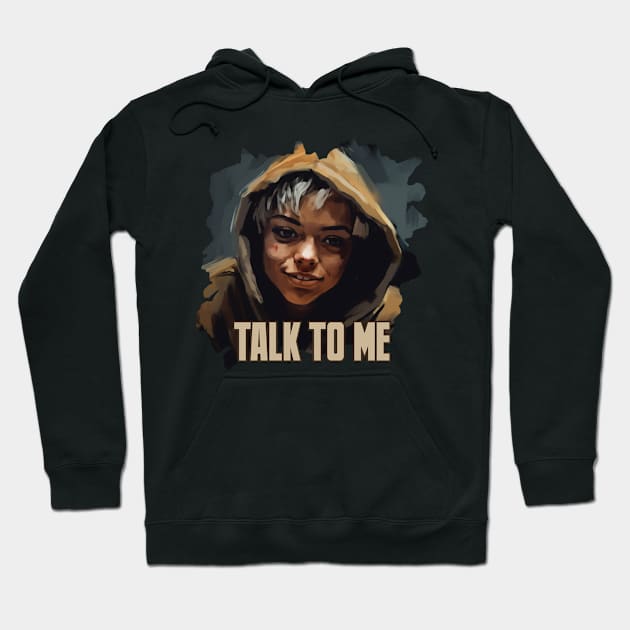 talk to me Hoodie by Pixy Official